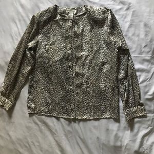 Leopard Print Blouse